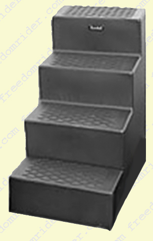 Non-Skid Four Step Mounting Block