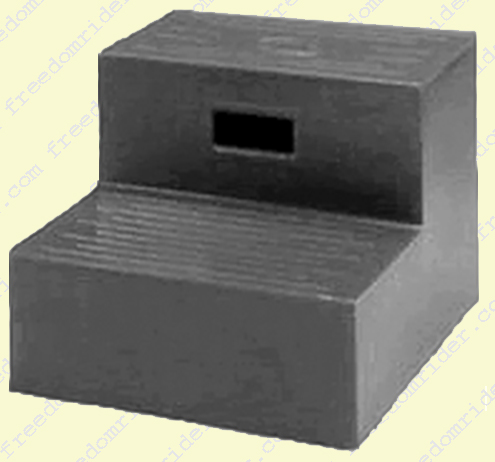 Non-Skid Two Step Mounting Block