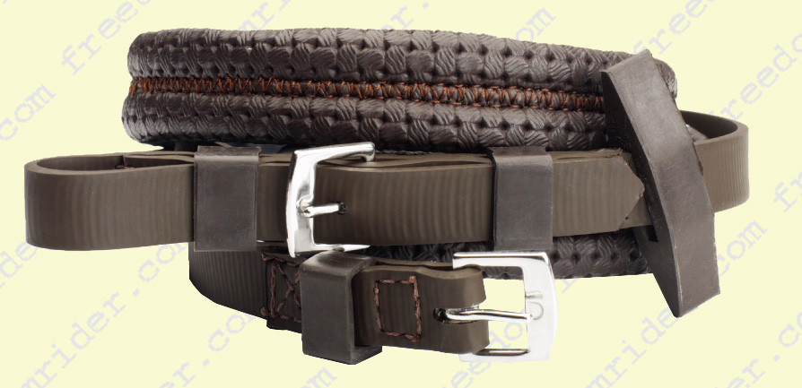 Wintec Equi-Leather Grip Reins