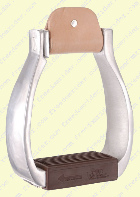 EZ Out Western Safety Stirrups Youth Western Hooded Safety Stirrups